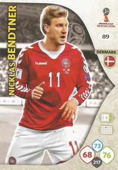 Nicklas Bendtner Denmark Panini 2018 World Cup #89