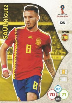Saul Niguez Spain Panini 2018 World Cup #128