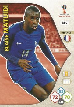 Blaise Matuidi France Panini 2018 World Cup #145