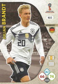 Julian Brandt Germany Panini 2018 World Cup #165