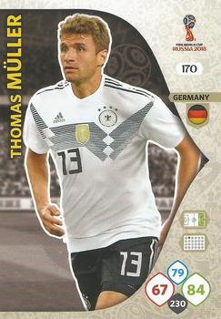 Thomas Muller Germany Panini 2018 World Cup #170