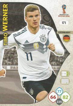 Timo Werner Germany Panini 2018 World Cup #171