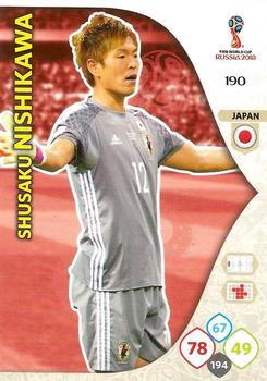 Shusaku Nishikawa Japan Panini 2018 World Cup #190