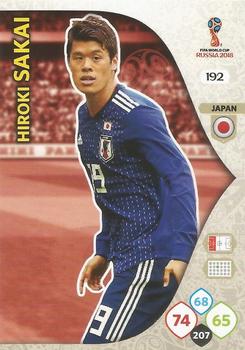 Hiroki Sakai Japan Panini 2018 World Cup #192