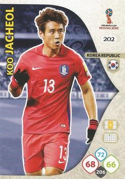 Koo Ja-cheol South Korea Panini 2018 World Cup #202
