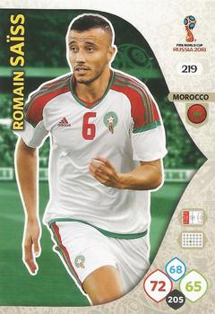 Romain Saiss Morocco Panini 2018 World Cup #219