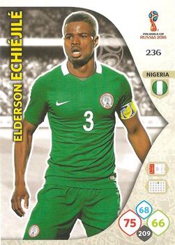 Elderson Echiejile Nigeria Panini 2018 World Cup #236