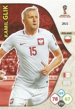 Kamil Glik Poland Panini 2018 World Cup #265