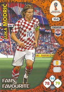 Luka Modric Croatia Panini 2018 World Cup Fans' Favourite #368