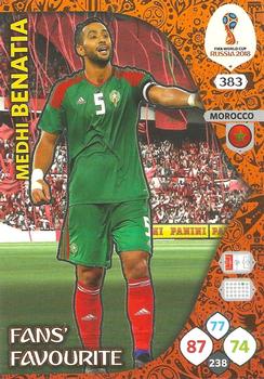 Medhi Benatia Morocco Panini 2018 World Cup Fans' Favourite #383