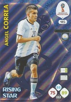 Angel Correa Argentina Panini 2018 World Cup Rising Star #415