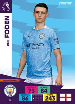 Phil Foden Manchester City 2020/21 Panini Adrenalyn XL #37