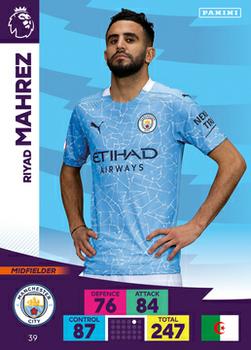 Riyad Mahrez Manchester City 2020/21 Panini Adrenalyn XL #39