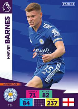 Harvey Barnes Leicester City 2020/21 Panini Adrenalyn XL #126