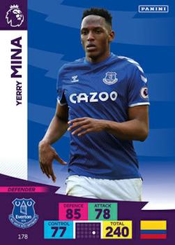 Yerry Mina Everton 2020/21 Panini Adrenalyn XL #178