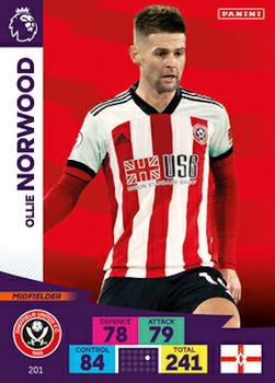 Oliver Norwood Sheffield United 2020/21 Panini Adrenalyn XL #201