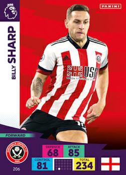 Billy Sharp Sheffield United 2020/21 Panini Adrenalyn XL #206