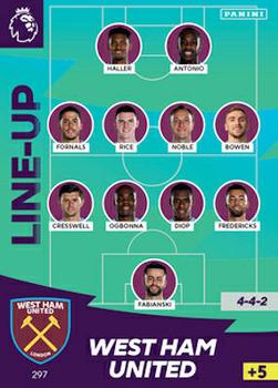 Line-Up West Ham United 2020/21 Panini Adrenalyn XL #297