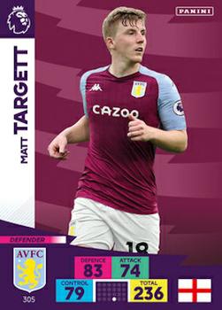 Matt Targett Aston Villa 2020/21 Panini Adrenalyn XL #305