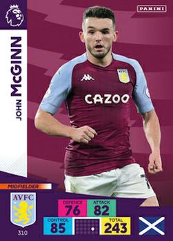 John McGinn Aston Villa 2020/21 Panini Adrenalyn XL #310