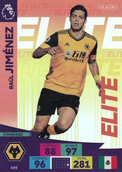 Raul Jimenez Wolverhampton Wanderers 2020/21 Panini Adrenalyn XL Elite #449