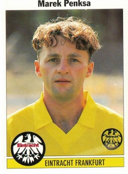 Marek Penksa Eintracht Frankfurt samolepka Bundesliga Fussball 1995 #91