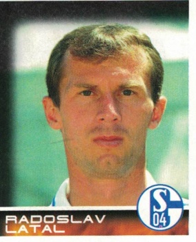 Radoslav Látal Schalke 04 samolepka Bundesliga Fussball 2001 #210