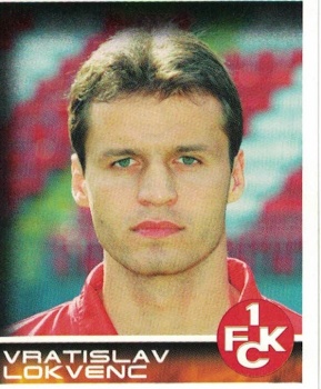 Vratislav Lokvenc 1. FC Kaiserslautern samolepka Bundesliga Fussball 2001 #270