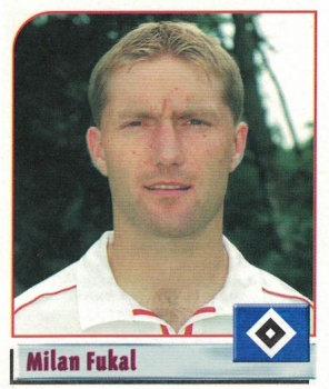 Milan Fukal Hamburger SV samolepka Bundesliga Fussball 2002 #200