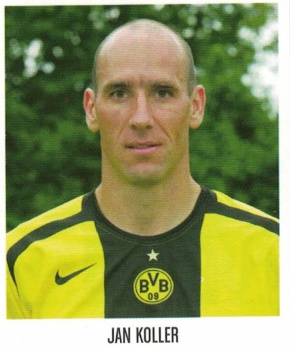 Jan Koller Borussia Dortmund samolepka Bundesliga Fussball 2005/06 Panini#110