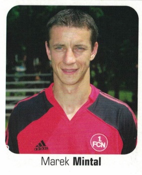 Marek Mintál 1. FC Nurnberg samolepka Bundesliga Fussball 2006/07 Panini #403