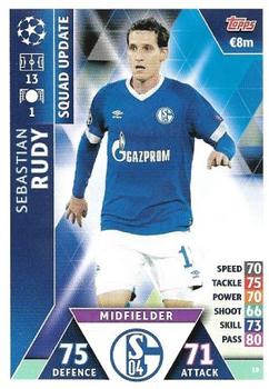 Sebastian Rudy Schalke 04 2018/19 Topps Match Attax CL Update card #19