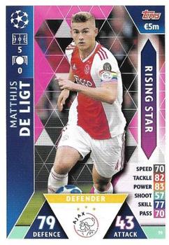 Matthijs de Ligt AFC Ajax 2018/19 Topps Match Attax CL Rising Star #59