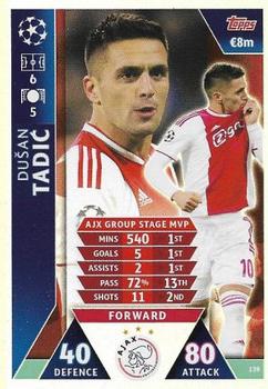Dusan Tadic AFC Ajax 2018/19 Topps Match Attax CL Group Stage MVP #139