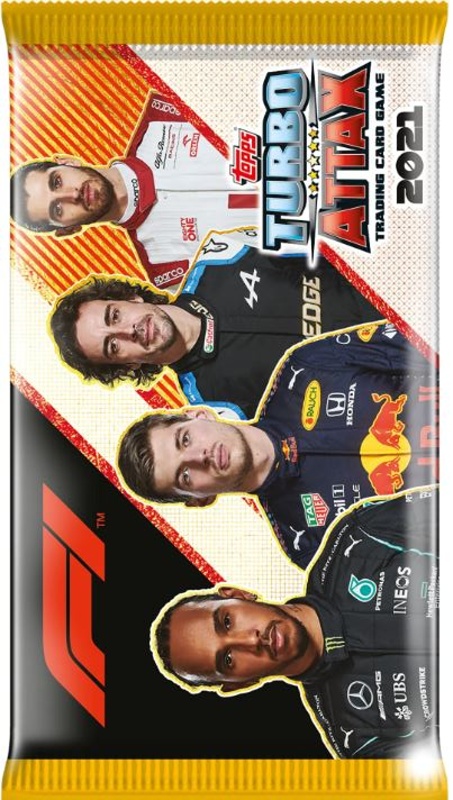 2021 Topps F1 Turbo Attax Balíček karty Formule 1