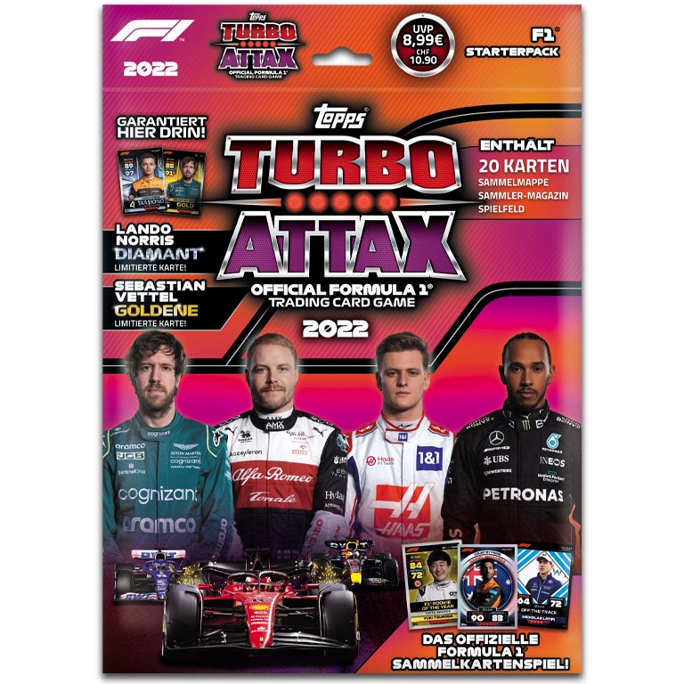 Starter pack 2022 Topps F1 Turbo Attax