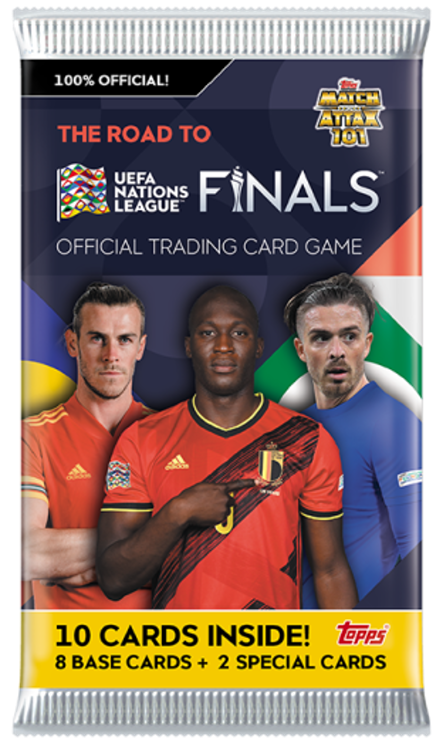 Topps Match Attax 101 Road to UEFA Nations League Finals Balíček Fotbalové karty