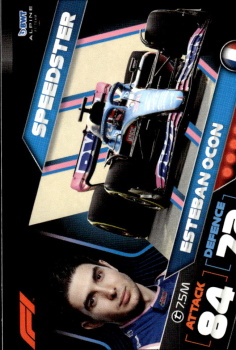 Esteban Ocon Alpine Topps F1 Turbo Attax 2022 F1 Speedster #145