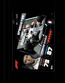 Pierre Gasly Scuderia AlphaTauri Topps F1 Turbo Attax 2022 F1 Speedster #146