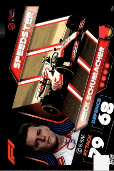 Mick Schumacher Haas Topps F1 Turbo Attax 2022 F1 Speedster #154