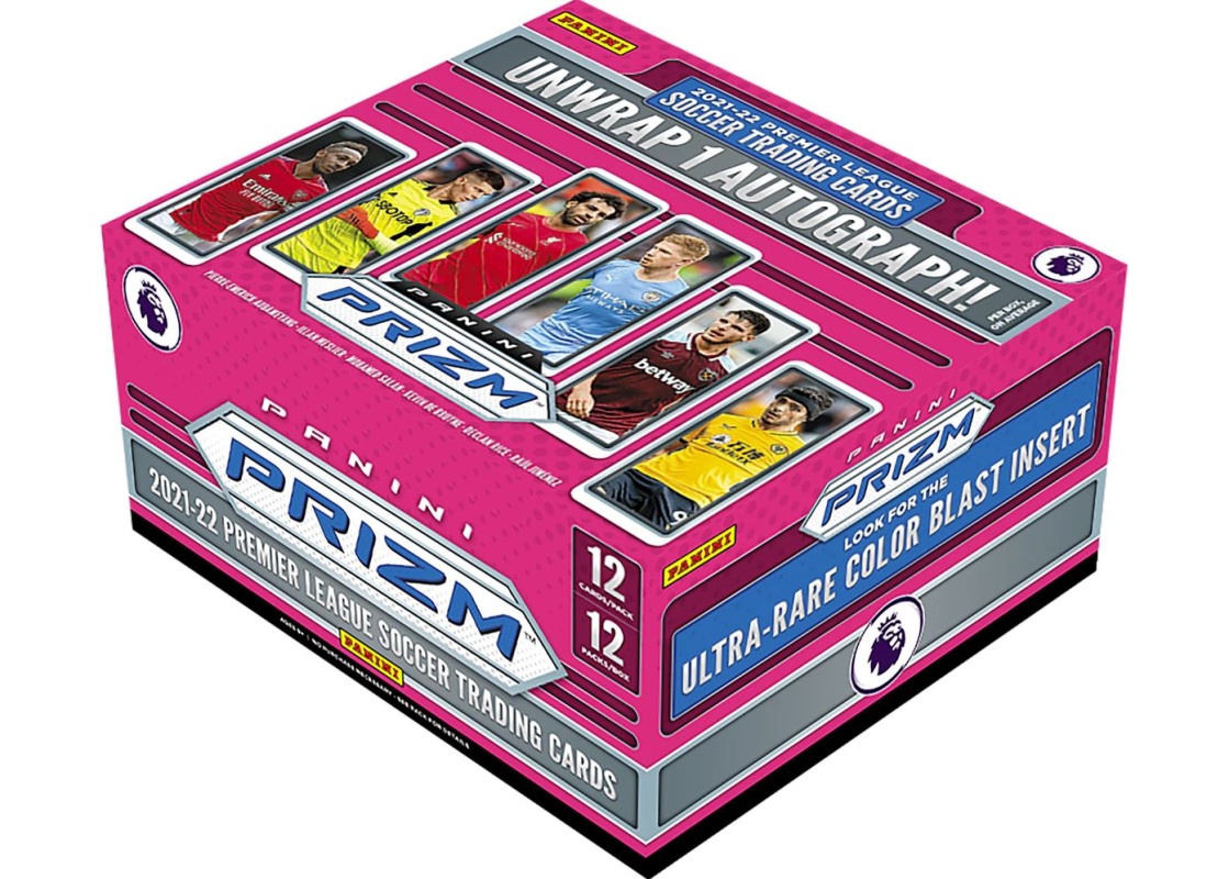 Panini Prizm Premier League Soccer 2021/22 Hobby Box Fotbalové karty