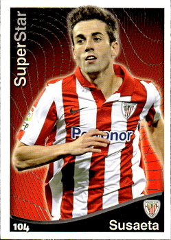 Susaeta Athletic Bilbao Mundicromo Las Fichas Quiz de La Liga 2014/15 Superstar #104