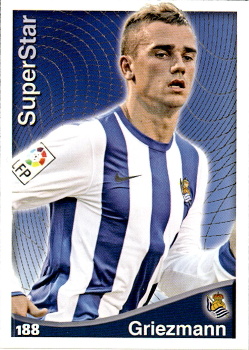 Griezmann Real Sociedad Mundicromo Las Fichas Quiz de La Liga 2014/15 Superstar #188a