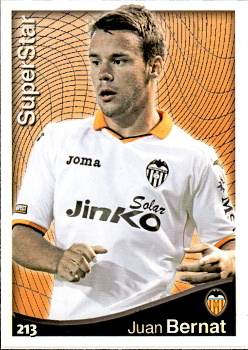 Juan Bernat Valencia CF Mundicromo Las Fichas Quiz de La Liga 2014/15 Superstar #213a