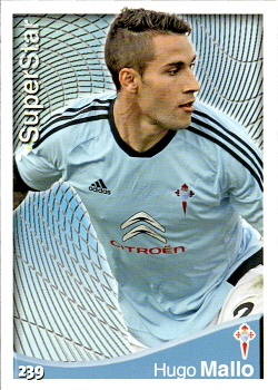 Hugo Mallo Celta Vigo Mundicromo Las Fichas Quiz de La Liga 2014/15 Superstar #239