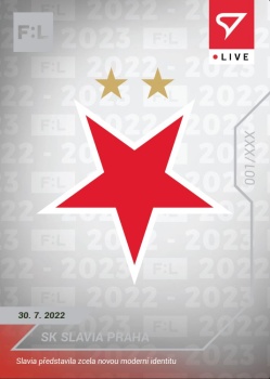 Předprodej - SK Slavia Praha FORTUNA:LIGA 2022/23 LIVE #L-001
