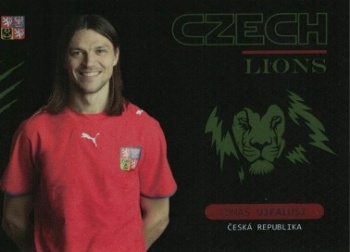 Tomas Ujfalusi Czech Republic proArena Repre v srdcich 2022 Czech Lions #LI10