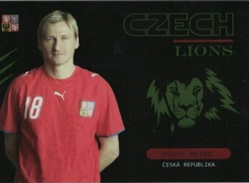 Marek Heinz Czech Republic proArena Repre v srdcich 2022 Czech Lions #LI14