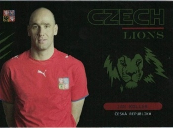 Jan Koller Czech Republic proArena Repre v srdcich 2022 Czech Lions #LI18