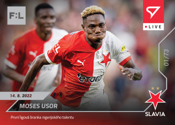 Moses Usor Slavia Praha FORTUNA:LIGA 2022/23 LIVE /73 #L-015